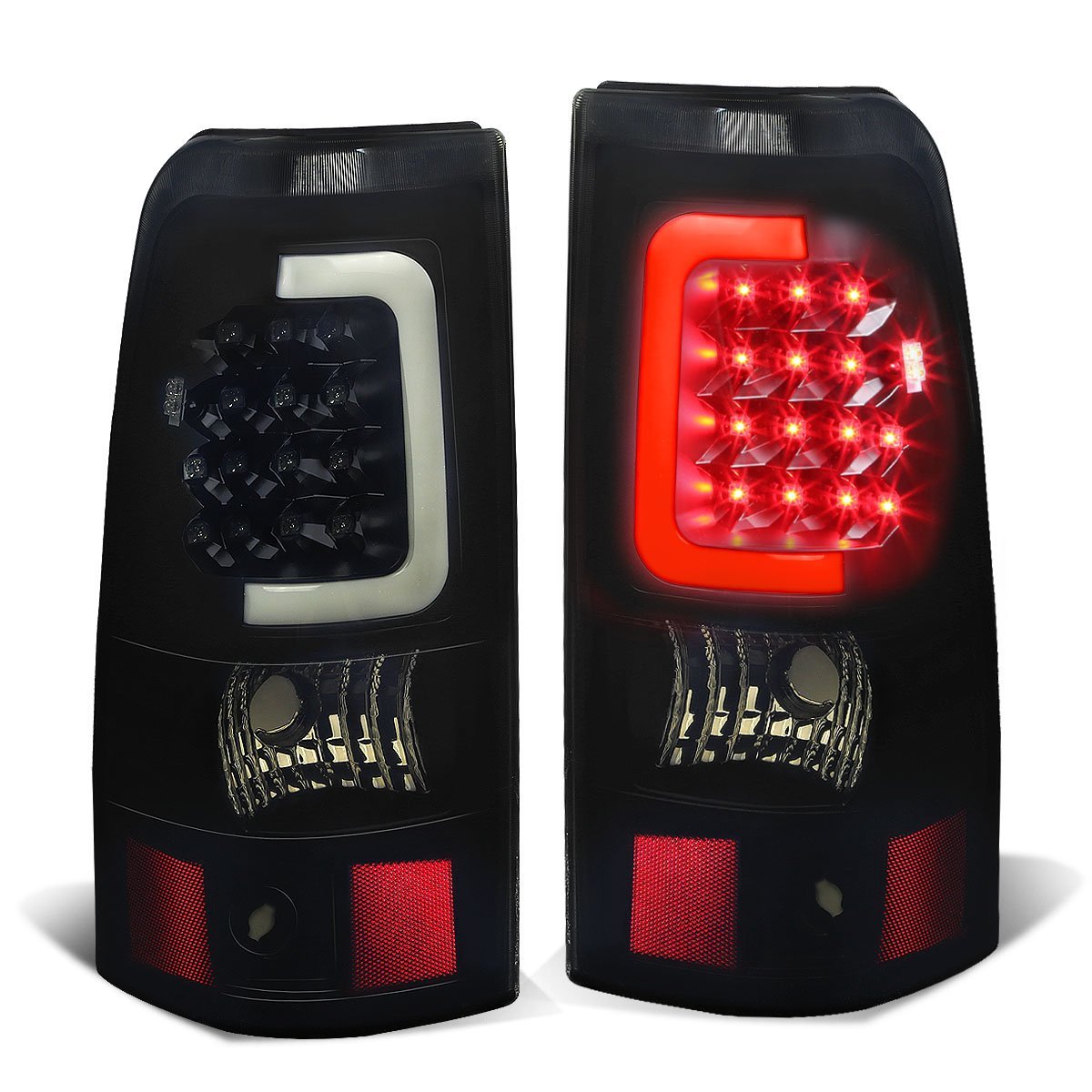 Silverado/Sierra Fleetside Pair of 3D LED Bar Tail Brake Lights