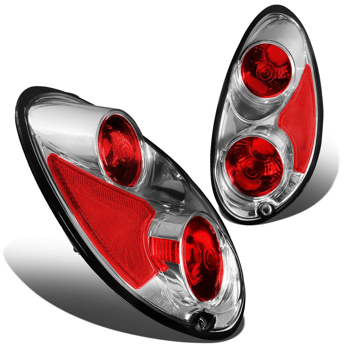 Chrysler PT Cruiser Pair of Chrome Housing Altezza Tail Lights - Click Image to Close